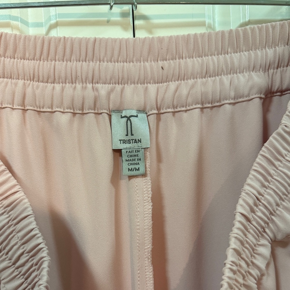 Tristan Soft Pink Wide-Leg Pants – Size M - Picture 7 of 7